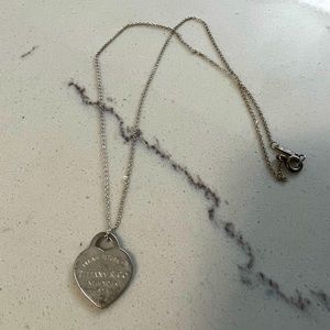 Tiffany Heart “S” Necklace